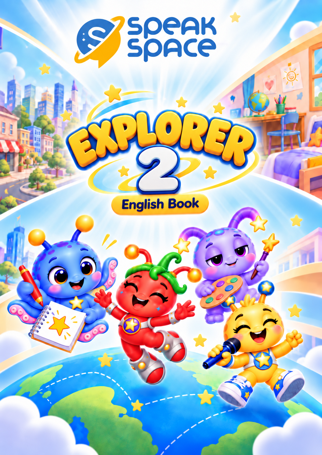 Capa do livro Explorer 2 da coleção Speak Space Kids